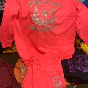 Sweat suit 2x. Custom made